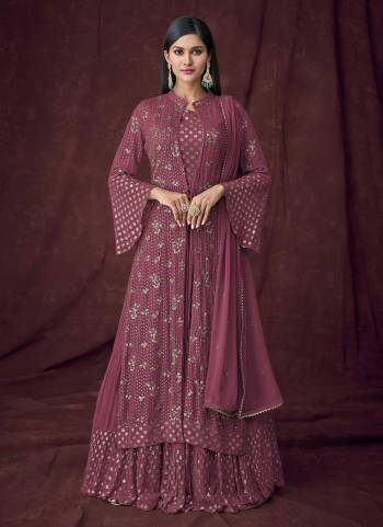 For A Designer Look,Grab These Suit in All Over Fine Colored Pair With Bottom And Dupatta.These Top And Bottom Are Fabricated On Georgette Pair With Chiffon Dupatta.Its Beautified With  Designer Sequance,Multy Embroidery Work.