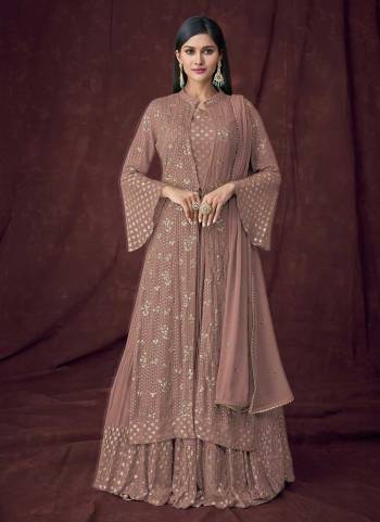 For A Designer Look,Grab These Suit in All Over Fine Colored Pair With Bottom And Dupatta.These Top And Bottom Are Fabricated On Georgette Pair With Chiffon Dupatta.Its Beautified With  Designer Sequance,Multy Embroidery Work.