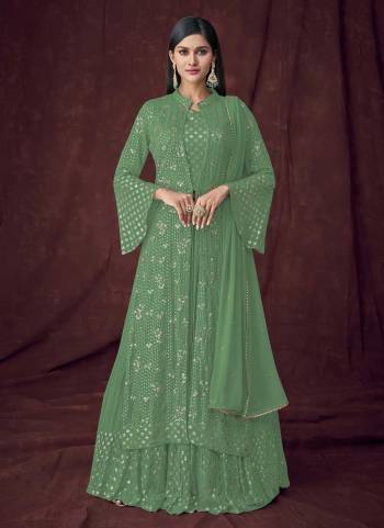 For A Designer Look,Grab These Suit in All Over Fine Colored Pair With Bottom And Dupatta.These Top And Bottom Are Fabricated On Georgette Pair With Chiffon Dupatta.Its Beautified With  Designer Sequance,Multy Embroidery Work.