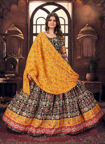 Grab These Traditional Wear Lehenga Choli in All Over Fine Colored Pair With Fancy Blouse And Dupatta.These Lehenga And Blouse Are Fabricated On Cotton Satin Pair With Cotton Satin Dupatta.its Beautified With Designer Printed Work.