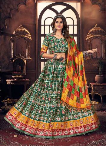 Grab These Traditional Wear Lehenga Choli in All Over Fine Colored Pair With Fancy Blouse And Dupatta.These Lehenga And Blouse Are Fabricated On Cotton Satin Pair With Cotton Satin Dupatta.its Beautified With Designer Printed Work.