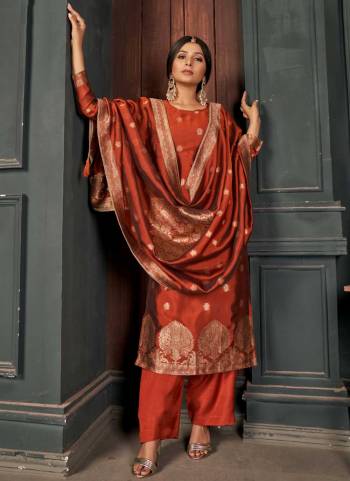 For A Different Look,Grab These Plazzo Suit in All Over Fine Colored Pair With Bottom And Dupatta.These Top And Bottom Are Fabricated On Viscose Silk Pair With Viscose Silk Dupatta.its Beautified With Heavy Wevon Designer Work.