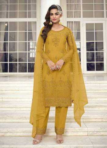 For A Designer Look,Grab These Suit in All Over Fine Colored Pair With Bottom And Dupatta.These Top And Dupatta Are Fabricated On Butterfly Net Pair With Satin Bottom.Its Beautified With Heavy Designer Embroidery Work.