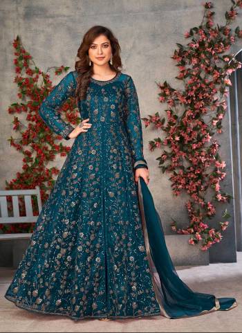 Grab These Suit in All Over Fine Colored Pair With Bottom And Dupatta.These Top And Dupatta Are Fabricated On Net Pair With Satin Bottom.Its Beautified With Heavy Sequance Embroidery Work.