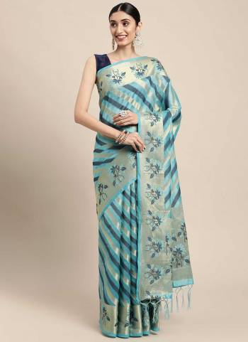 Grab These Beautiful Colored Saree Pair With Blouse.These Saree And Blouse Are Fabricated On Organza.its Beautified With Heavy Wevon Handloon Designer Work. 