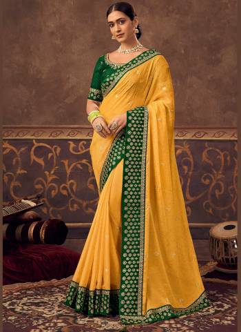 For A Beautiful Look,Grab These Saree in Fine Colored Pair With Blouse.Thes Saree is Fabricated On Chinon Pair With Phantom Silk Blouse.Its Beautified With Jari Embroidery,Heavy Stone Work.