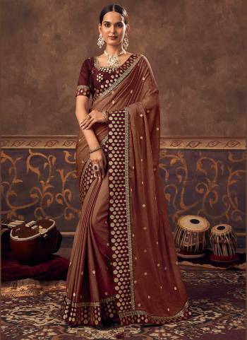 For A Beautiful Look,Grab These Saree in Fine Colored Pair With Blouse.Thes Saree is Fabricated On Chinon Pair With Phantom Silk Blouse.Its Beautified With Jari Embroidery,Heavy Stone Work.