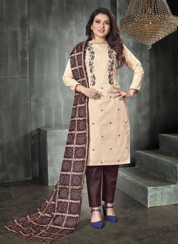 For A Casual Wear,Grab These Suit in Fine Colored Pair With Bottom And Dupatta.These Top Is Fabricated On Parampara Silk Pair With Cotton Bottom And Xhinon Dupatta.Its Beautified With Designer Embroidery And Printed Work.