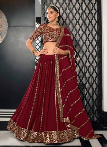 For A Designer Look,Grab These Lehenga in All Over Fine Colored Pair With Designer Blouse And Dupatta.These Lehenga And Blouse Are Fabricated On Georgette Pair With Georgette Dupatta.Its Beautified With Heavy Thread,Sequance Embroidery Work.