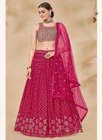 For A Beautiful Look,Grab These Readymade Lehenga Choli in Fine Colored.These Lehenga And Blouse Are Fabricated On Georgette Pair With Soft Net Dupatta.Its Beautified With Heavy Designer Work.