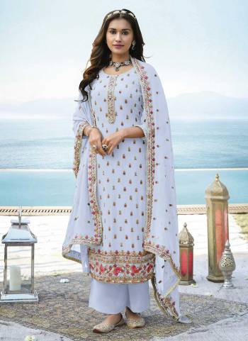 For A Designer Look,Grab These Suit in Fine Colored Pair With Bottom And Dupatta.These Top And Dupatta Are Fabricated On Faux Georgette Pair With Santoon Bottom.Its Beautified With  Multy,Sequance, Mirror Embroidery Work.