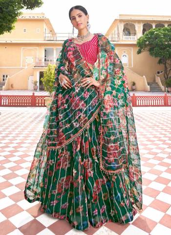 For A Designer Look,Grab These Designer Lehenga Choli in Fine Colored Pair With Blouse And Dupatta.These Lehenga And Blouse Are Fabricated On Organza Pair With Banglori Silk Blouse.Its Beautified With Designer Printed,Embroidery Work.