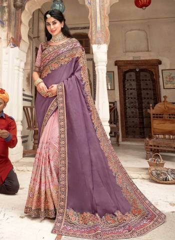 For A Designer Look,Grab These Saree in Fine Colored Pair With Blouse.These Saree And Bloues Are Fabricated On Art Silk.Its Beautified With Heavy Designer Thread Embroidery Work.