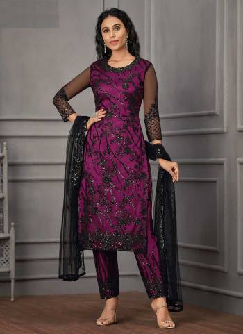 Grab These Suit in Fine Colored Pair With Bottom And Dupatta.These Top And Bottom Are Fabricated On Soft Net Pair With Soft Net Dupatta.Its Beautified With Heavy Designer Embroidery Work.