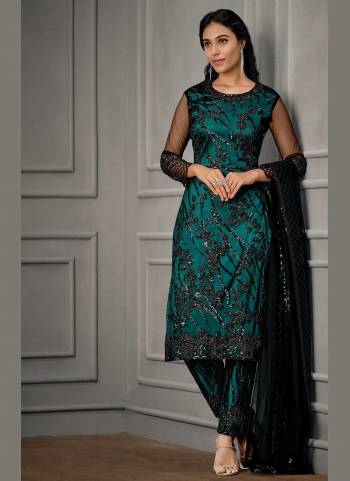 Grab These Suit in Fine Colored Pair With Bottom And Dupatta.These Top And Bottom Are Fabricated On Soft Net Pair With Soft Net Dupatta.Its Beautified With Heavy Designer Embroidery Work.