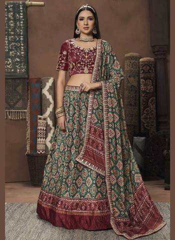 Grab These Designer Lehenga in Fine Colored Pair With Blouse And Dupatta.These Lehenga And Dupatta Are Fabricated On Rayon Pair With Phantom Silk Blouse.Its Beautified With Heav Designer Work.