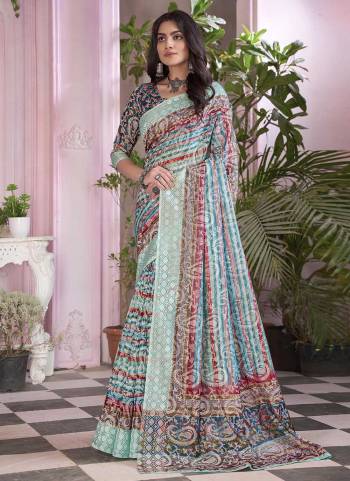 Grab These Saree in Fine Colored Pair With Blouse.These Lehenga And Blouse Are Fabricated On Georgette Brasso.Its Beautified With Hand Carved Burnouts Brasso,Printed Work.