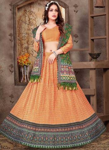 Grab These Beautiful Colored Lehenga Choli.These Lehenga And Blouse Are Fabricated on Dull Satin Pair With Satin Silk Dupatta.Its Beautified With Designer Printed Work.