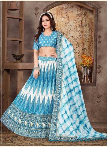 Grab These Beautiful Colored Lehenga Choli.These Lehenga And Blouse Are Fabricated on Dull Satin Pair With Satin Silk Dupatta.Its Beautified With Designer Printed Work.