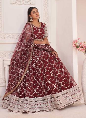 For A Different Look,Grab These Designer Lehenga in All Over Pretty Colored Pair With Blouse And Dupatta.These Lehenga Choli is All Over Butterfly Net Base Fabric With Designer Work.Buy Now These Lehenga For Up Coming Wedding Season