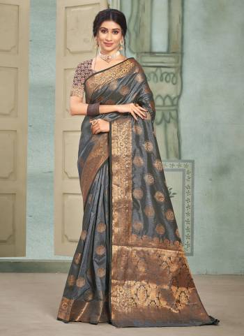 Looking These Saree in Fine Colored Pair With Blouse.These Saree and Blouse Are Fabricated On Cotton Silk.Its Beautified With Heavy Wevon Designer Work .