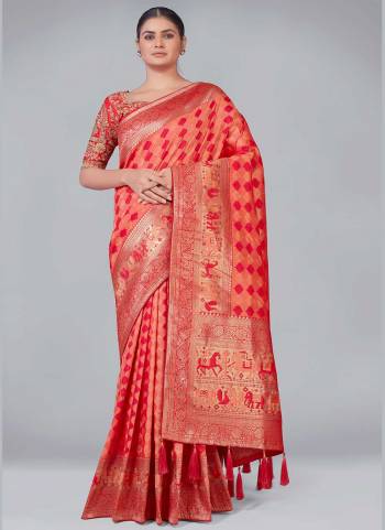 Grab These Festive Wear Saree in Fine Colored Pair With Blouse.These Saree And Blouse Are Fabricated On Banarasi Silk.Its Beautified With Wevon Designer,Embroidery Work.