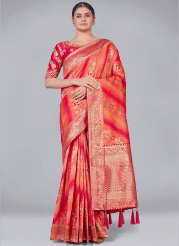 Grab These Festive Wear Saree in Fine Colored Pair With Blouse.These Saree And Blouse Are Fabricated On Banarasi Silk.Its Beautified With Wevon Designer,Embroidery Work.