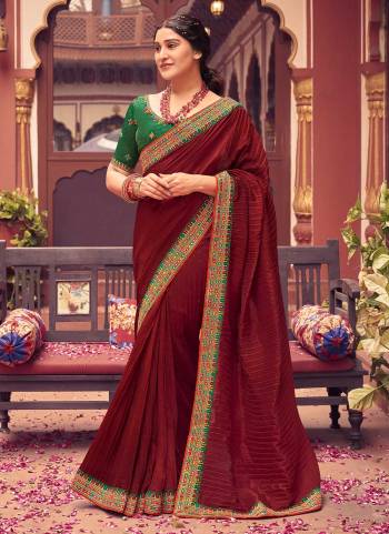 Grab These Beautiful Colored Saree Pair With Blouse.These Saree is Fabricated On Vichitra Silk Pair With Phantom Silk Blouse.Its Beautified With Crush Saree,Jari,Resham Embroidery Work.