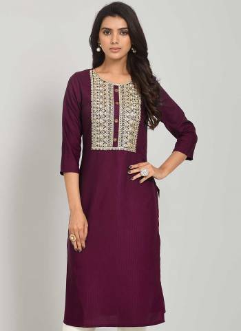 Grab These Readymade in Fine Colored.Its Fabricated On Viscose Rayon Blend Come With Designer Coding Embroidery Work.