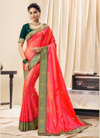 Grab These Saree in Fine Colored Pair With Blouse.These Saree is Fabricated On Two Tone Sana Silk Pair With Phantom Silk Blouse.Its Beautified With Resham,Jari Embroidery Work.