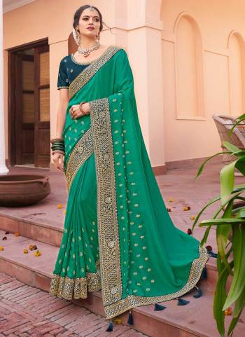 For A Beautiful Look,Grab These Saree in Fine Colored Pair With Blouse.These Saree is Fabricated On Vichitra Silk Pair With Phantom Silk Blouse.Its Beautified With Designer Jari Embroidery Work. 