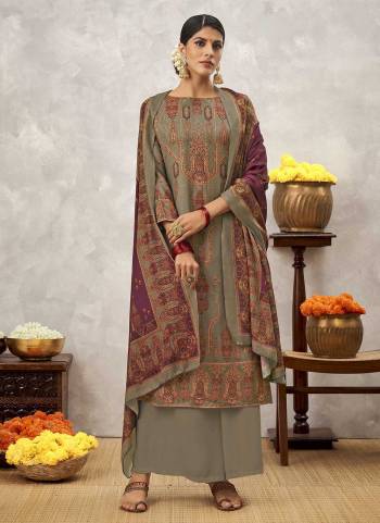 Grab These Plazzo Suit in Fine Colored Pair With Bottom And Dupatta.These Top And Bottom Are Fabricated On Pashmina Pair With Pashmina  Dupatta.Its Beautified With  Digital Printed, Stone Work