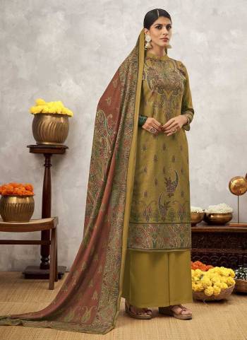 Grab These Plazzo Suit in Fine Colored Pair With Bottom And Dupatta.These Top And Bottom Are Fabricated On Pashmina Pair With Pashmina  Dupatta.Its Beautified With  Digital Printed, Stone Work