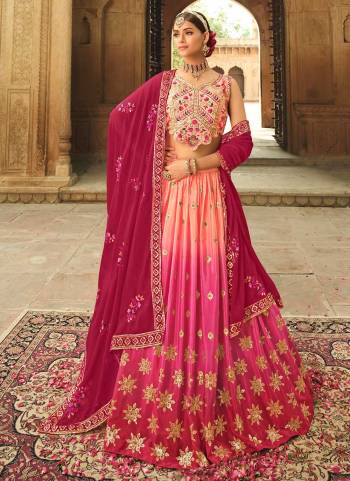 Grab These Beautiful Looking Lehenga Choli in Fine Colored.These lehenga And Blouse Are Fabricated On Silk Pair With Net Dupatta.Its Beautified With Heavy Designer Work.