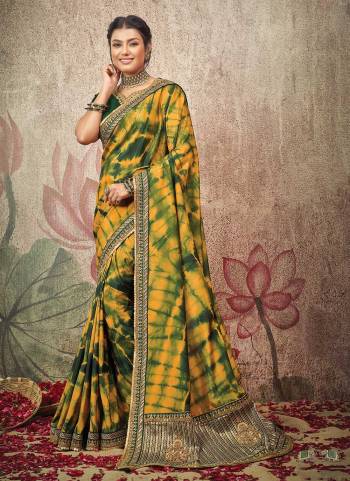 For A Bold And Beautiful Look,GrabThese Saree in Fine Colored.These Saree is Fabricated On Satin Silk Pair With Raw Silk Blouse.Its Beautified With Heavy Designer Work.