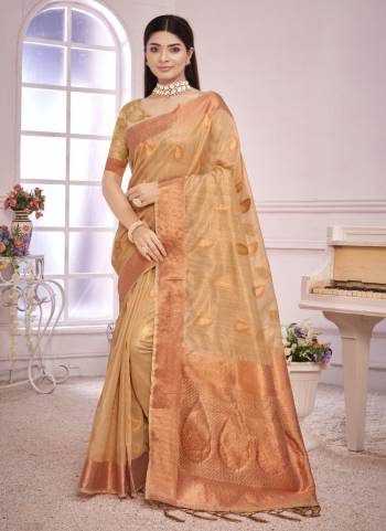 Grab These Beautiful Colored Saree Pair With Blouse.These Saree And Blouse Are Fabricated On Organza.Its Beautified With Wevon Designer Work.