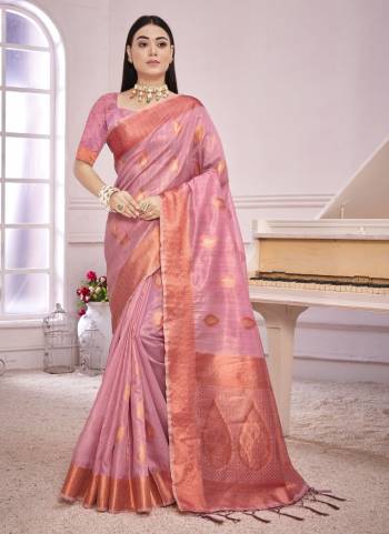 Grab These Beautiful Colored Saree Pair With Blouse.These Saree And Blouse Are Fabricated On Organza.Its Beautified With Wevon Designer Work.