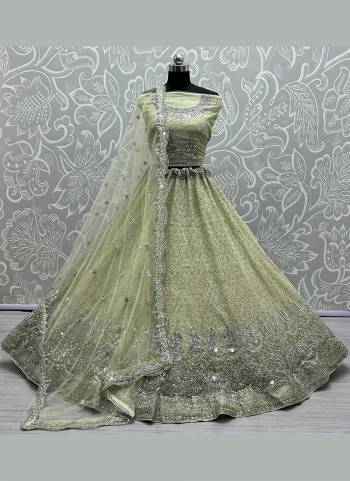 For A Designer Look,Grab These Lehenga Choli in Fine Colored Pair With Blouse And Dupatta.These Blouse And Lehenga Are Fabricated On Net Pair With Soft Net Dupatta.its Beautified With Designer Mirror,Jari,Fancy Embroidery Work