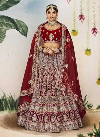 For A Designer Look,Grab These Lehenga Choli in Fine Colored Pair With Designer Blouse And Dupatta.These Blouse And Lehenga Are Fabricated On Velvet Pair With Soft Net Dupatta.Its Beautified With Heavy Designer Work.