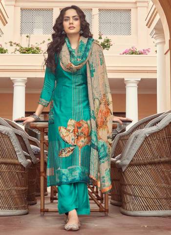 Grab These Pretty Colored Suit Pair With Bottom And Dupatta.These Top is Fabricated On Viscose Silk Pair With Viscose Bottom And Viscose Organza Dupatta.Its Beautified With Designer Digital Printed,Hand Work.