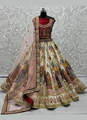 For A Rich And Designer Look,Grab These Lehenga Choli in Fine Colored Pair With Designer Blouse And Dupatta.These Lehenga And Blouse Are Fabricated On Velvet Pair With Soft Net Dupatta.Its Beautified With Heavy Designer Work.