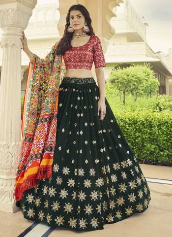 Grab These Designer Look Lehenga Choli in Fine Colored.TheseLehenga is Fabricated On Georgette Pair With Georgette Blouse And Cotton Dupatta.Its Beautified With Heavy Designer Work.