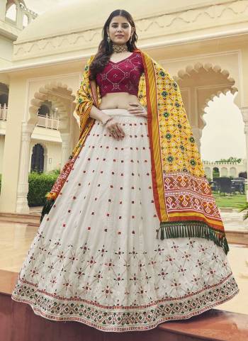 Grab These Designer Look Lehenga Choli in Fine Colored.These Lehenga is Fabricated On Georgette Pair With Georgette Blouse And Cotton Dupatta.Its Beautified With Heavy Designer Work.