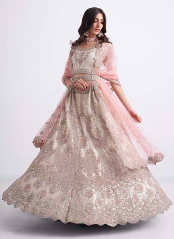 Grab These Designer Looking Lehenga Choli in Fine Colored.These Lehenga And Blouse Are Fabricated On Net Pair With Net Dupatta.Its Beautified With Designer Work.