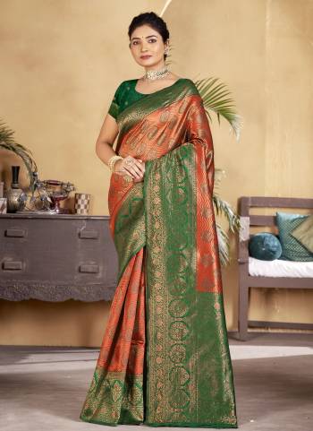 Grab These Saree in Pretty Colored.These Saree and Blouse Are Fabricated On Silk.Its Beautified With Heavy Woven Zari Work.