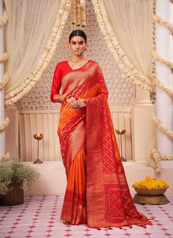 For A Different Look,Grab These Saree in Fine Colored Pair With Blouse.These Saree And Blouse Are Fabricated On Raw Silk.Its Beautified With Heavy Wevon Designer Work .