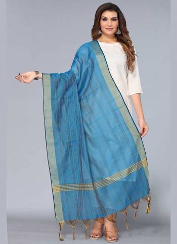 Grab These Beautiful Colored Dupatta.These Dupatta is Fabricated On Silk Blend.Its Beautified With Wevon Designer Work.