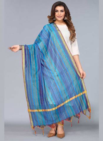 Grab These Beautiful Colored Dupatta.These Dupatta is Fabricated On Silk Blend.Its Beautified With Wevon Designer Work.