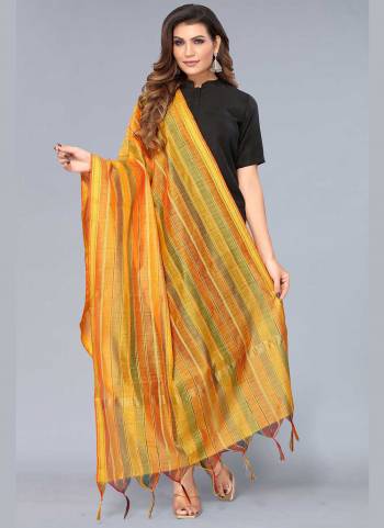 Grab These Beautiful Colored Dupatta.These Dupatta is Fabricated On Silk Blend.Its Beautified With Wevon Designer Work.