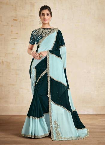 For A Beautiful Look,Grab These Saree in Fine Colored Pair With Blouse.These Saree is Fabricated On Silk Georgette Pair With Raw Silk Blouse.Its Beautified With Designer Work.